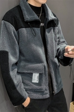 2020冬新款棉衣男生羊羔毛面料外套韩版宽松休闲棉袄DS600T，男装棉衣，电商A102