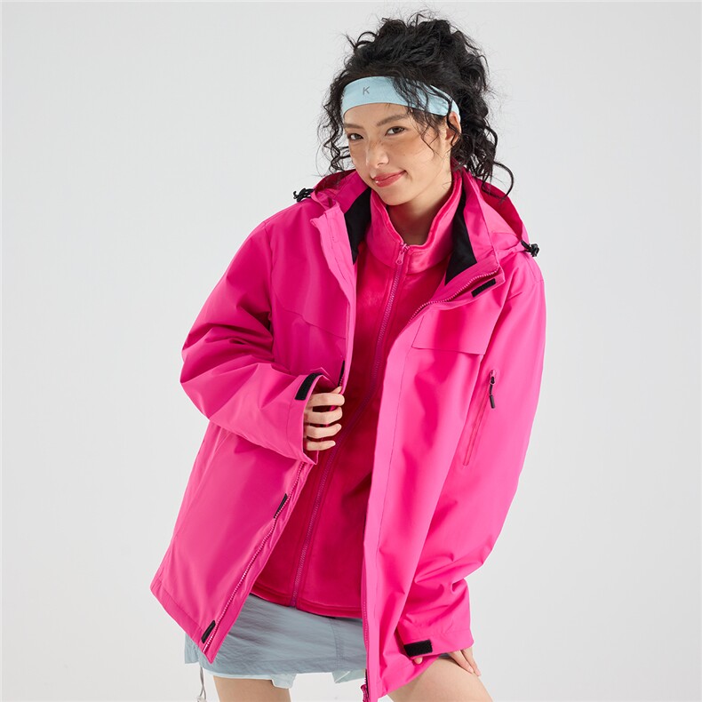 冲锋衣2025新款秋冬三合一户外防风登山运动外套A436-6688-P105,男装夹克,电商A436