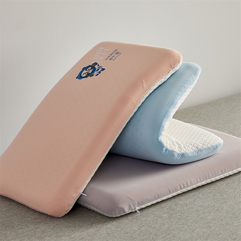 新款儿童凉感乳胶面包枕枕头枕芯，枕套/枕芯，一起卖家纺