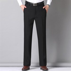 爆！爆！908/商务男裤爸爸西裤中老年高腰深裆大码直筒裤男图片
