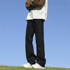 C315-G261高品质微喇脚口拼接高街美式牛仔裤(特P38X69)2，男装牛仔裤，电商C315