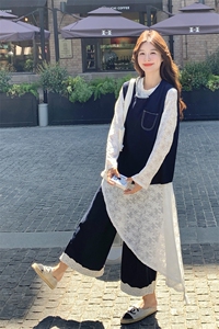 秋装新款！大量现货！马甲蕾丝三件套2C133-8963-P195-K268图片