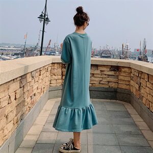 现货 271-9718-P115 新款鱼尾连衣裙 控168图片