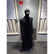 网图毛呢大衣收腰大衣男冬季英伦风呢子外套310A-F806-P110，男装毛呢大衣，四季星座310A