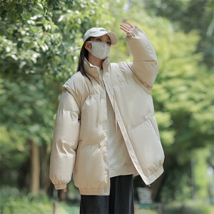 港风潮牌新款可拆卸袖子立领棉服潮流保暖棉衣M087-P105控159,神仙日子穿搭男夏季图片