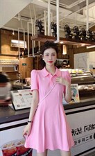 三色，Polo 连衣裙，认准柏多伊俪,女装连衣裙,柏多伊俪