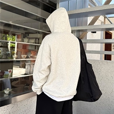 网图现货华棉380克无帽绳加绒连帽卫衣A025-W006-特P35加绒40，男装卫衣，电商A025