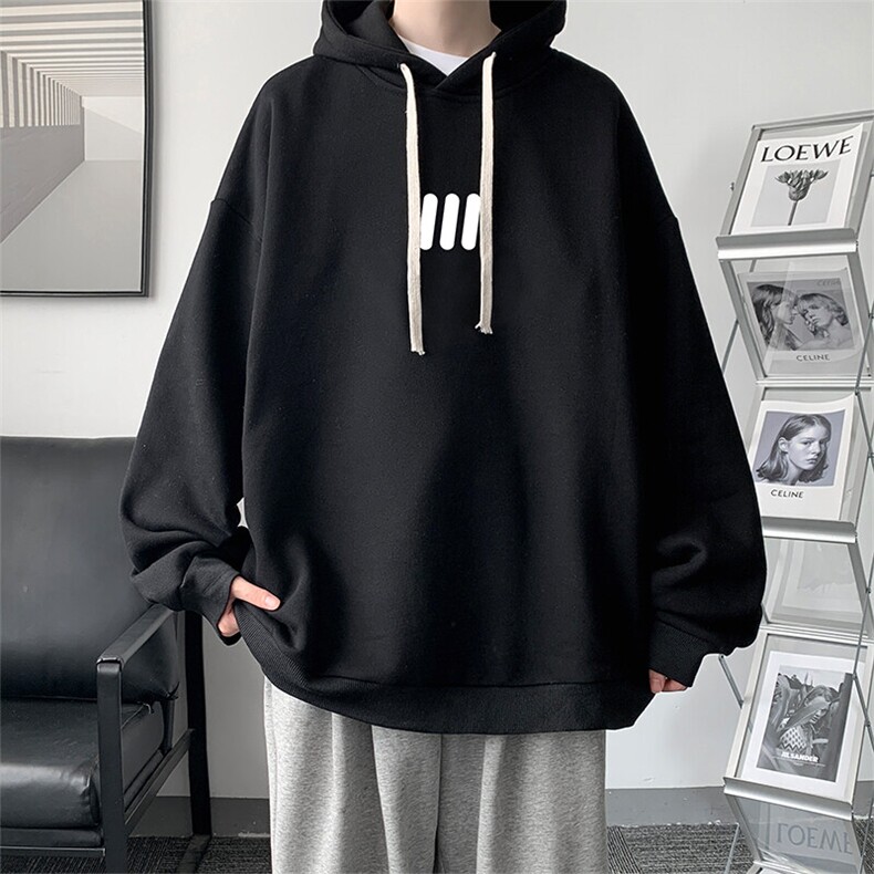 连帽卫衣男大码胖子帽衫大号运动服WY2436-P35图片