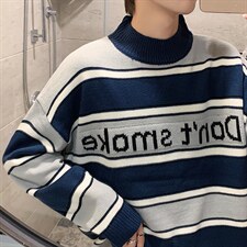休闲圆领针织衫2024秋冬新款毛衣男韩版时尚A161-M2038-P48，男装针织衫/毛衣，电商A161-2
