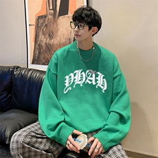 抖音供货、现货秋季冬圆领毛衣宽松打底衫D223A-MY2313-特P40，男装针织衫/毛衣，电商019-1