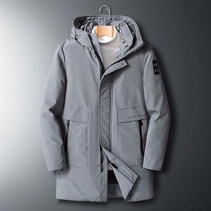 主推 90%白鸭绒M-8XL大码中长羽绒服 109-2198-P205图片