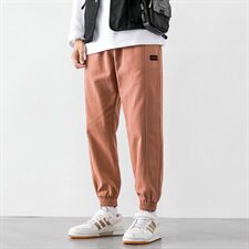2021春秋季新款休闲裤九分束脚男裤子韩版男潮流长裤DS877T，男装休闲裤，电商A102