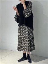 碎花裙两件套，其它，驿谷