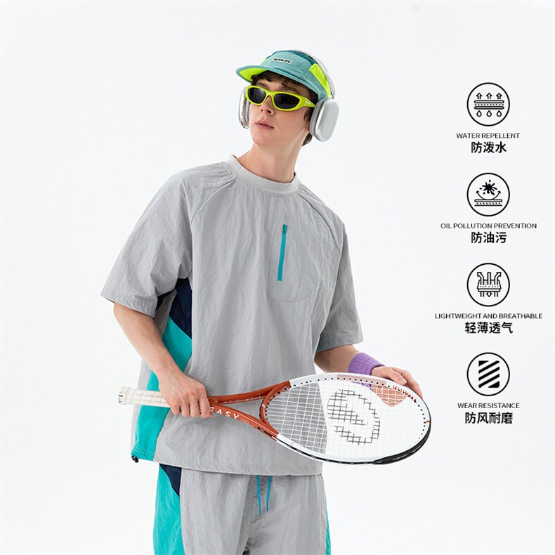 都市运动机能风时尚攀岩运动T恤户外徒步耐磨防污轻薄上衣533，女装T恤，星座112C