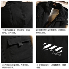 MJ47128-P80棉马甲男士大码加厚棉背心男坎肩男砖墙挂拍，男装背心/马甲，电商A040A
