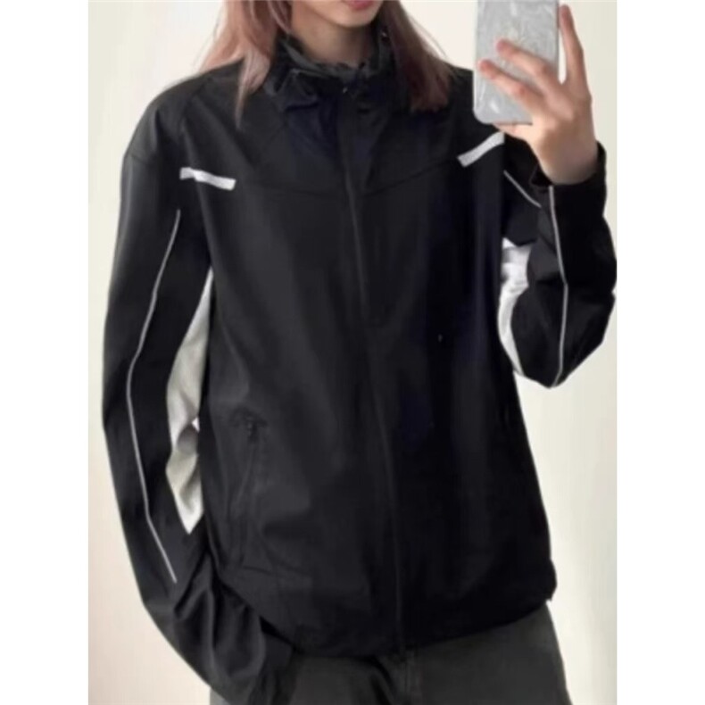 凉感透气拼接运动防晒衣拼接防晒服外套男女宽松薄款上衣WJK01,男装防晒衣,星座208-5
