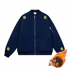 网图字母刺绣飞行夹克棉服男春秋季美式复古棒球服MY9519-特P73，男装夹克，星座1007（原301D）