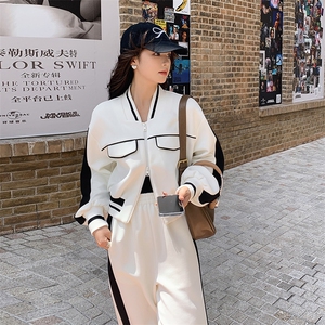 新款 撞色棒球服休闲运动套装2C119-9158-P185-K248图片
