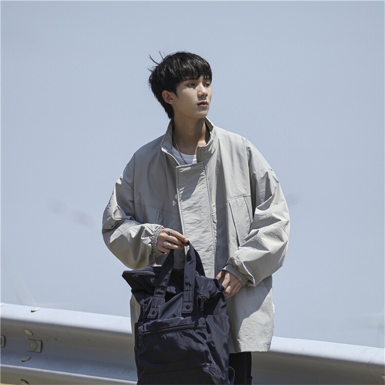 Wt08-P56日系春秋复古工装立领夹克外套,男装夹克,星座1501-1