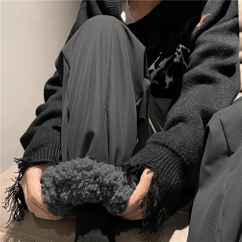 亲肤舒适百搭羊羔绒加绒加厚加倍保暖季裤K77-1特批40,男装休闲裤,星座718-1
