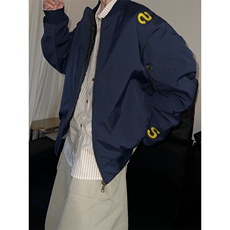 【网图】M8091LL-特P80美式字母刺绣飞行员棒球服夹克加棉外套，男装夹克，星座1007（原301D）