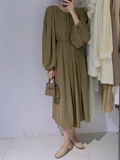 系带连衣裙，女装连衣裙，驿谷