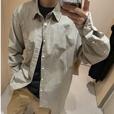 男长袖日系复古衬衫简约新款潮CS214-P47，男装衬衫，星座208-5