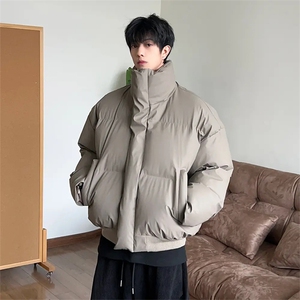 现货[网图]帽子可拆卸美式短款宽松棉服外套男 5D3065-TP90不图片