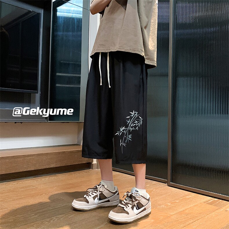 冰丝七分裤男大码速干短裤男五分裤 酒店风风格 QK72393-P25图片