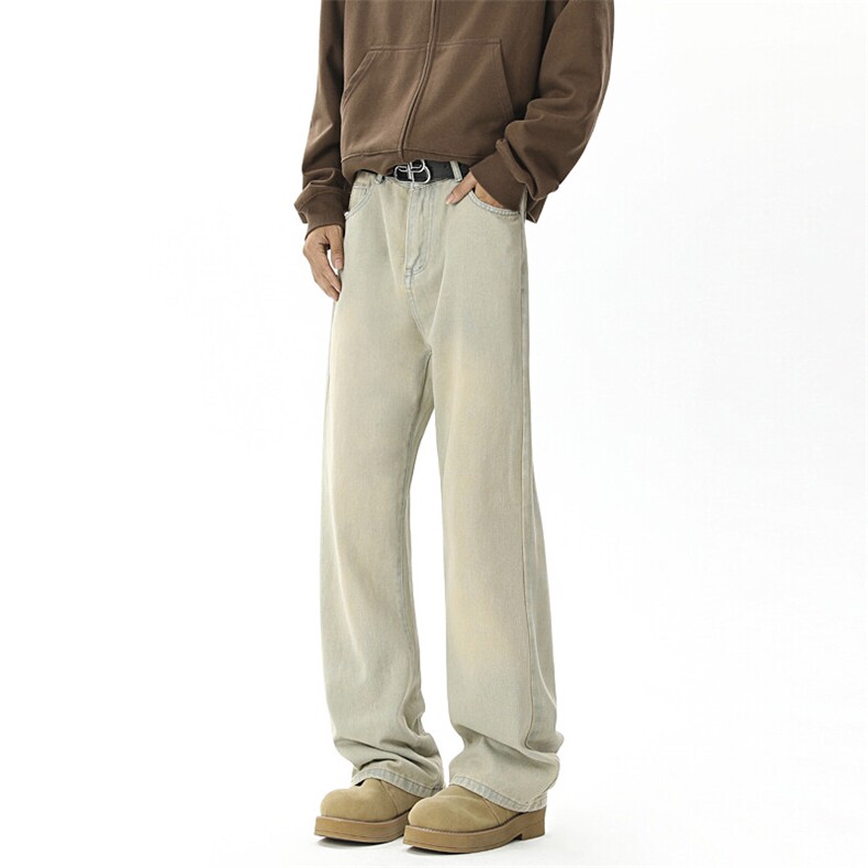 25春季牛仔裤高街设计感牛仔裤现货牛仔裤C323-1-NZ909-TP40，男装牛仔裤，电商C323-1