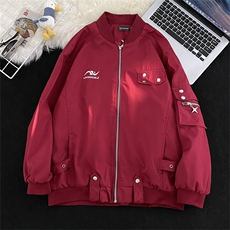 A880-P50高街ins潮牌情侣棒球服秋季新款飞行员机能风夹克外套男，男装夹克，星座512-6