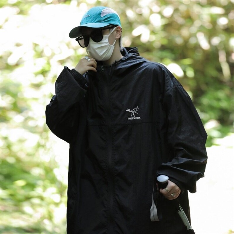 2025夏季户外轻薄款防晒衣男女透气防晒服外套 JK125图片