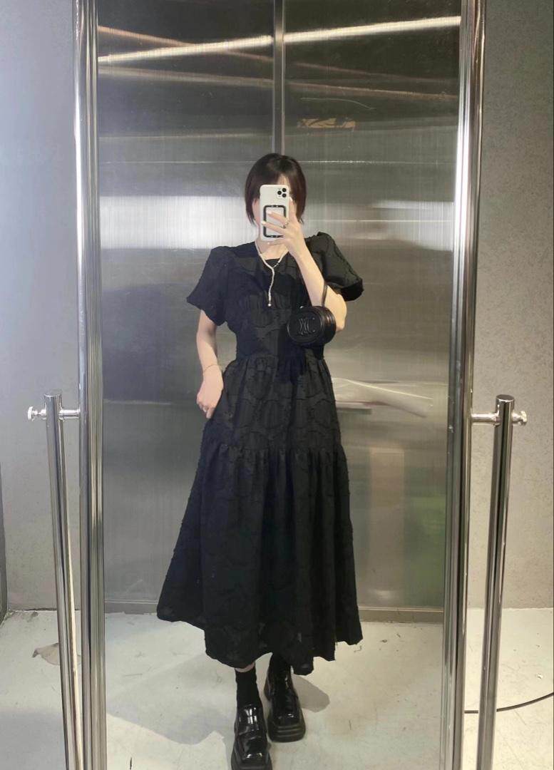 【DAVIDA】韩版设计款菱格连衣裙，女装连衣裙，DAVIDA