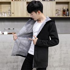 冬装加绒男风衣超厚款F0104P60，男装风衣，星座1306