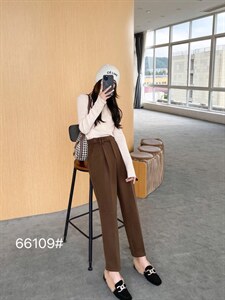 冬季新款尼料拉绒时装裤,其它,千百莲