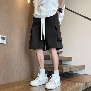 工装短裤男士夏季宽松薄款帅气五分夏天透气休闲裤子 KB001图片