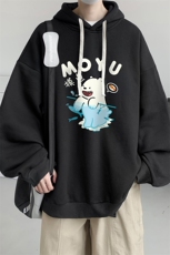 连帽卫衣男大码胖子帽衫大号运动服WY2414-P35，男装卫衣，电商A040