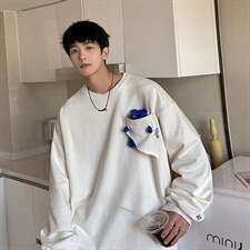 2026港风刺绣字母小熊卫衣男大码M-5XL情侣潮卫衣WY8745P60控88，男装卫衣，星座227-7