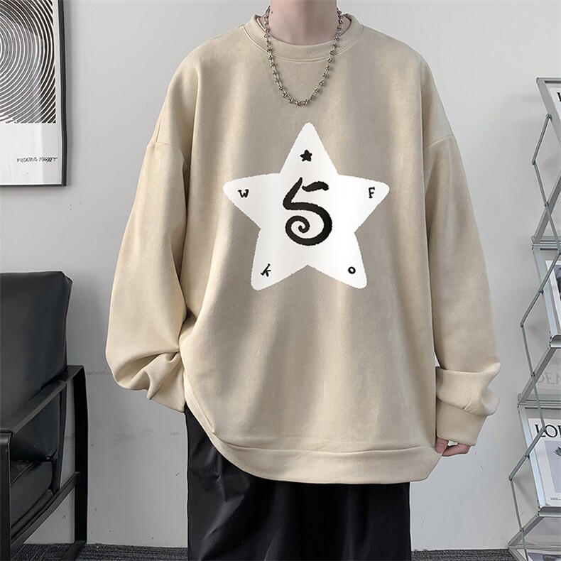 麂皮绒卫衣男大码重磅长袖t恤男JW81368-P35,男装卫衣,电商A040