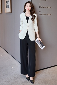西装外套女2025春秋新款气质时尚休闲减龄炸街设计感百搭西服上衣图片