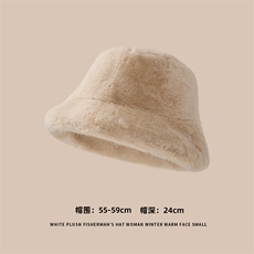 女生毛线帽显瘦显脸小保暖帽子冬季大头围帽子，帽子，雪菲羊绒