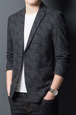 中年男士休闲西服男上衣单件2023春秋季新款爸爸商务西装外套，男装西服，电商B212（原钱塘6029）