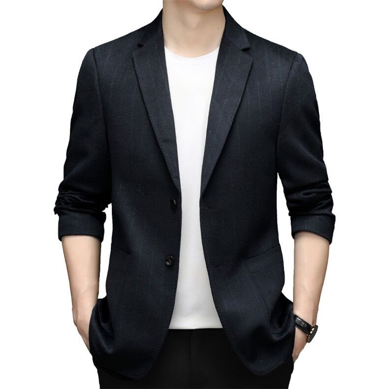 2023冬季羊毛毛呢外套男休闲单西服宽松商务休闲西装YL6526-P400,男装西服,电商B212（原钱塘6029）