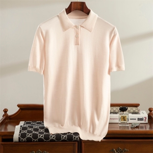 2025年男士时尚百搭POLO衫，男装Polo衫，祥特羊绒