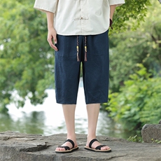 纯亚麻七分裤风星座815-8615p75，男装牛仔裤，星座815（原A203）