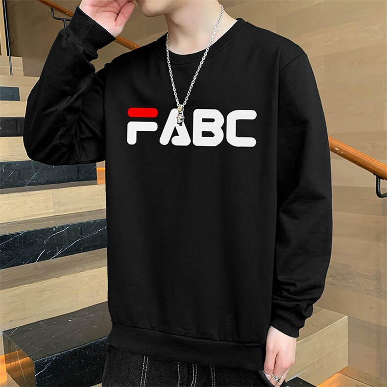 现货2026秋季男士潮流FABC字母印花卫衣学生班服1210-2-F030-P15,男装卫衣,星座1816-2（原1210–2）