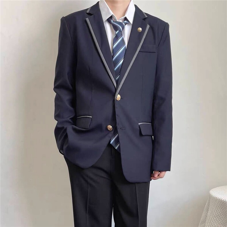 DK制服男装西装JK西服英伦学院风外套情侣装证件照服装班服外套,男装西服,星座410-7