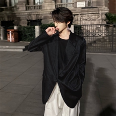 （自家图）肌理感西装外套2025春季高级银色西服2012-P105，男装西服，星座910-5