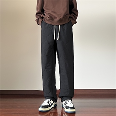 冬装葫芦纹绗线户外防水加绒保暖休闲裤JR1014特P45，男装休闲裤，电商C323