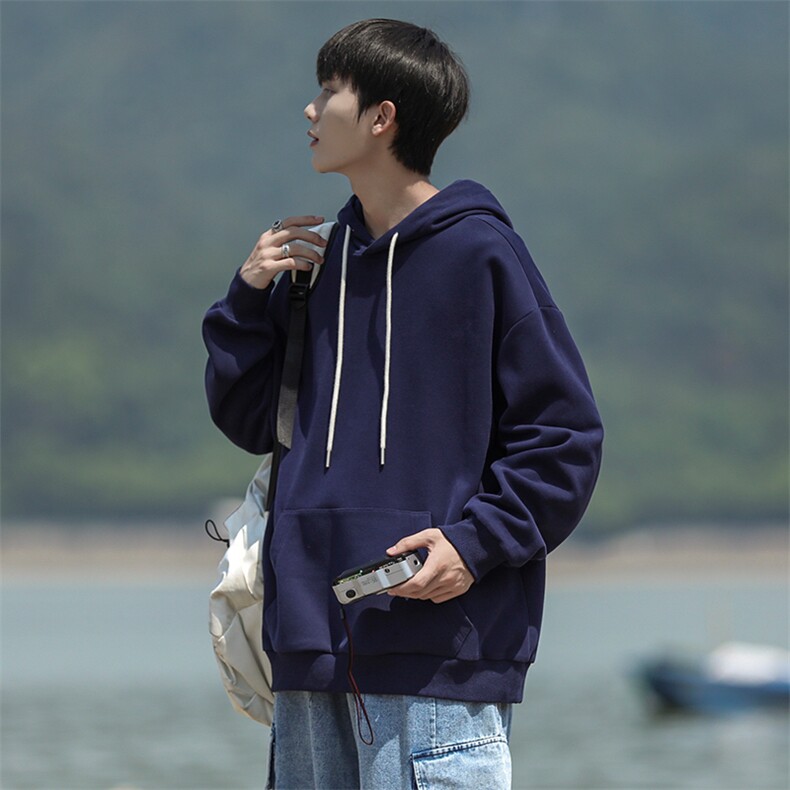 秋季新款男cityboy风百搭连帽卫衣VE2009-P54控78,男装卫衣,星座717